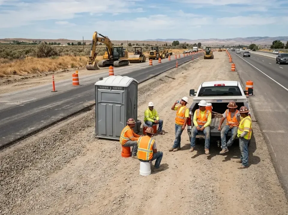 highway-road-construction-crew-007 — frequently asked questions, Porta Potty and Restroom Rentals in Jefferson City, MO